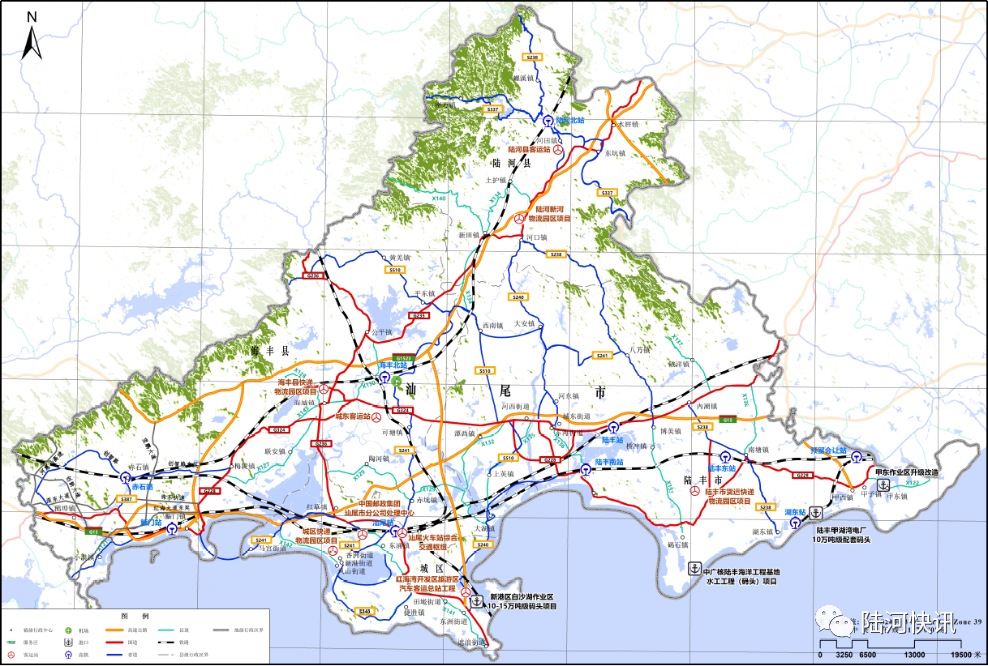 最新消息高铁站陆河北站规划示意图